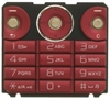 Knappsats Sony Ericsson W660i - R�d